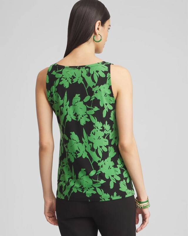 Touch of Cool Floral Polished Tank - image 3